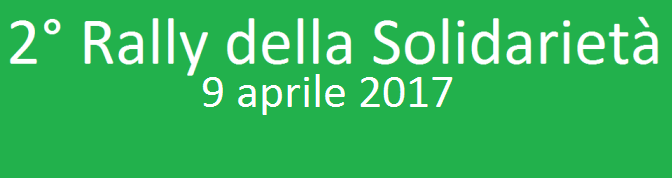 2° Rally della Solidarietà