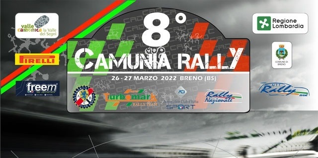 8° Camunia Rally, 26-27 marzo 2022