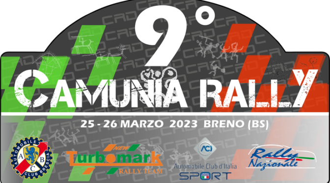 9° Camunia Rally, 25-26 marzo 2023