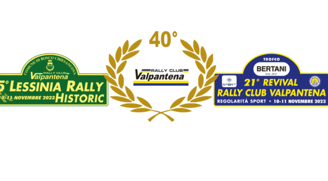 5° Lessinia Rally Historic, 11 novembre 2023